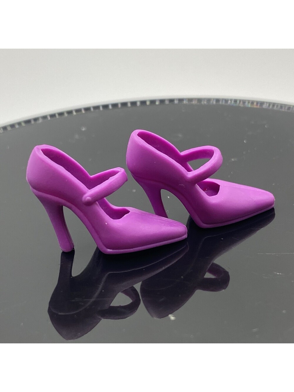 Vintage Barbie Doll Purple Power Heels